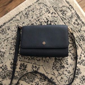 Navy blue Tory Burch crossbody